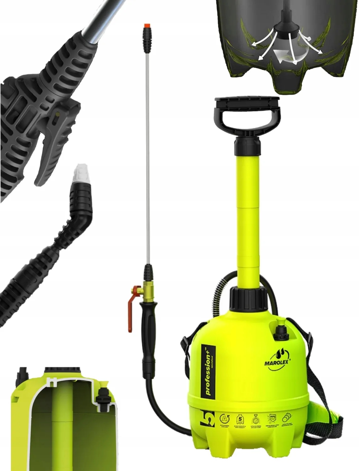 Marolex Profession Plus rozprašovač na bielenie 5L